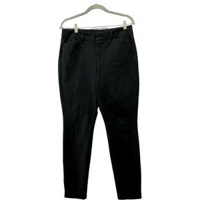 Old Navy Pixie High Rise Pants Jeans Womens Size 10 Black Secret Slim Pockets